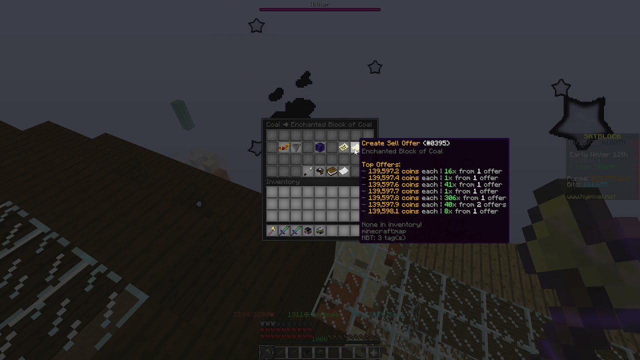 How to GET ORDERS FILLED, by bazaar manipulating, Hypixel Skyblock