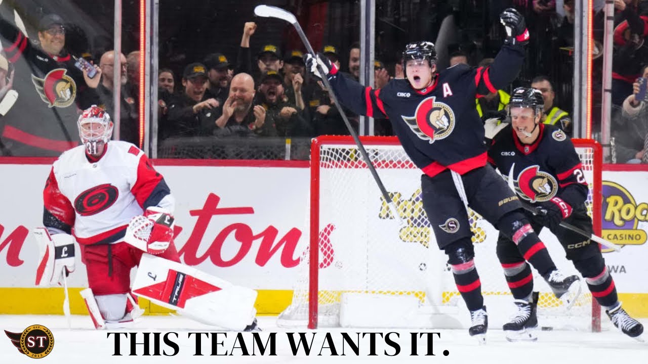 Brady Tkachuk LEADS The Ottawa Senators To HUGE BOUNCE BACK WIN Against ...