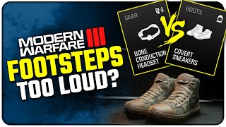Covert Sneakers vs Bone Conduction Headset! | (Modern Warfare III Footstep Guide)