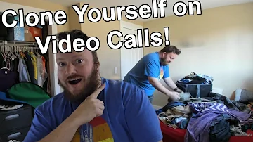 How do you add a video to a virtual background on a team?