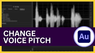 How To Change Voice Pitch In Adobe Audition
