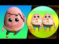 Humpty Dumpty duduk di dinding | puisi anak- anak | 3D Children Rhymes | Humpty Dumpty Sat On A Wall