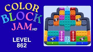 Color Block Jam Level 862 Solution Walkthrough