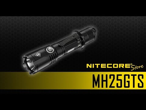 NITECORE MH25GTS 1800 Lumen Rechargeable Tactical Hunting Flashlight