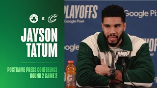 Jayson Tatum Postgame Press Conference | Round 2 Game 2 vs. Cleveland Cavaliers