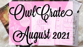 OwlCrate August 2021: Dark Academia 📚 OwlCrate Unboxing