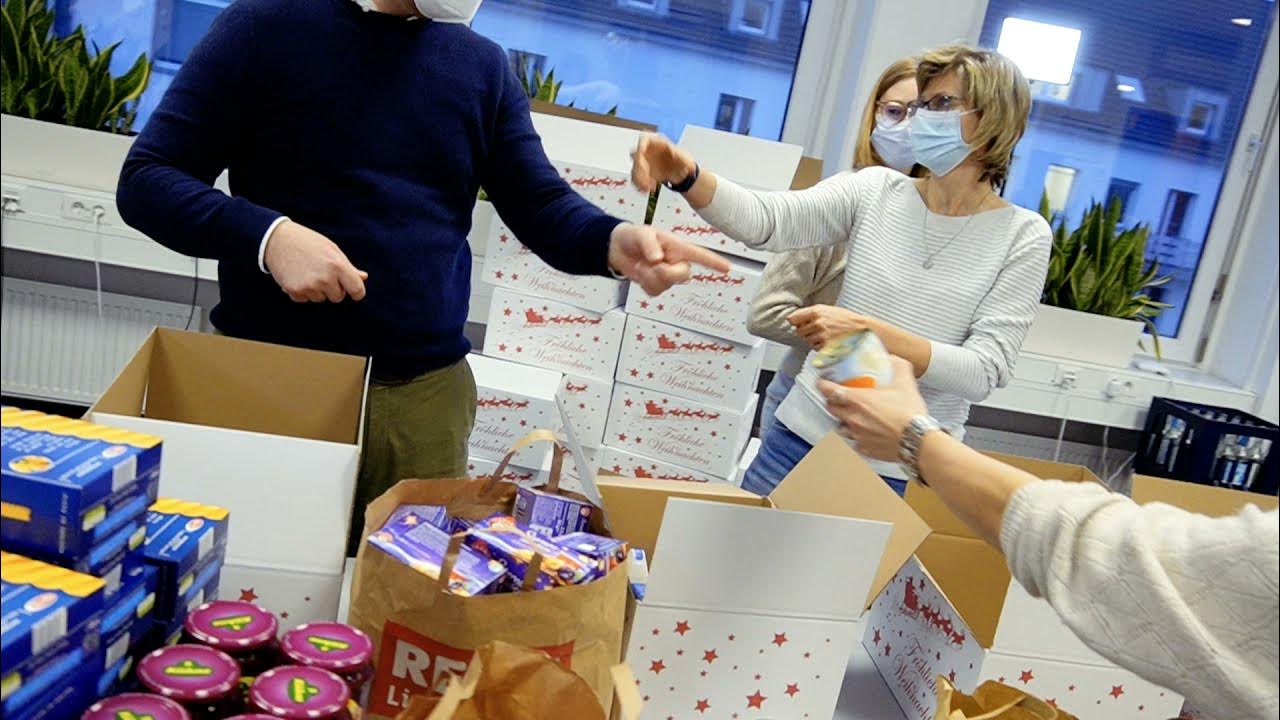 Spendenaktion "Fröhliche Weihnachten für alle" der Tafel Köln YouTube