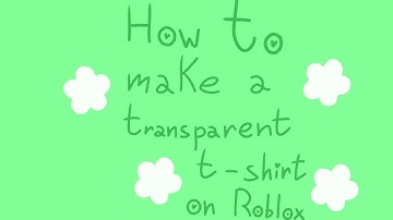 How To Make A Transparent T-Shirt On Roblox Mobile Tutorial/#video #viralvideo #tutorial