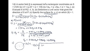 Vector Analysis - Review Problem 2 of 8