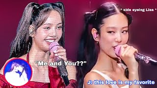 (JenLisa) Jennie too obvious on what she did to Lisa during Bornpink in Hanoi day 1 🤭