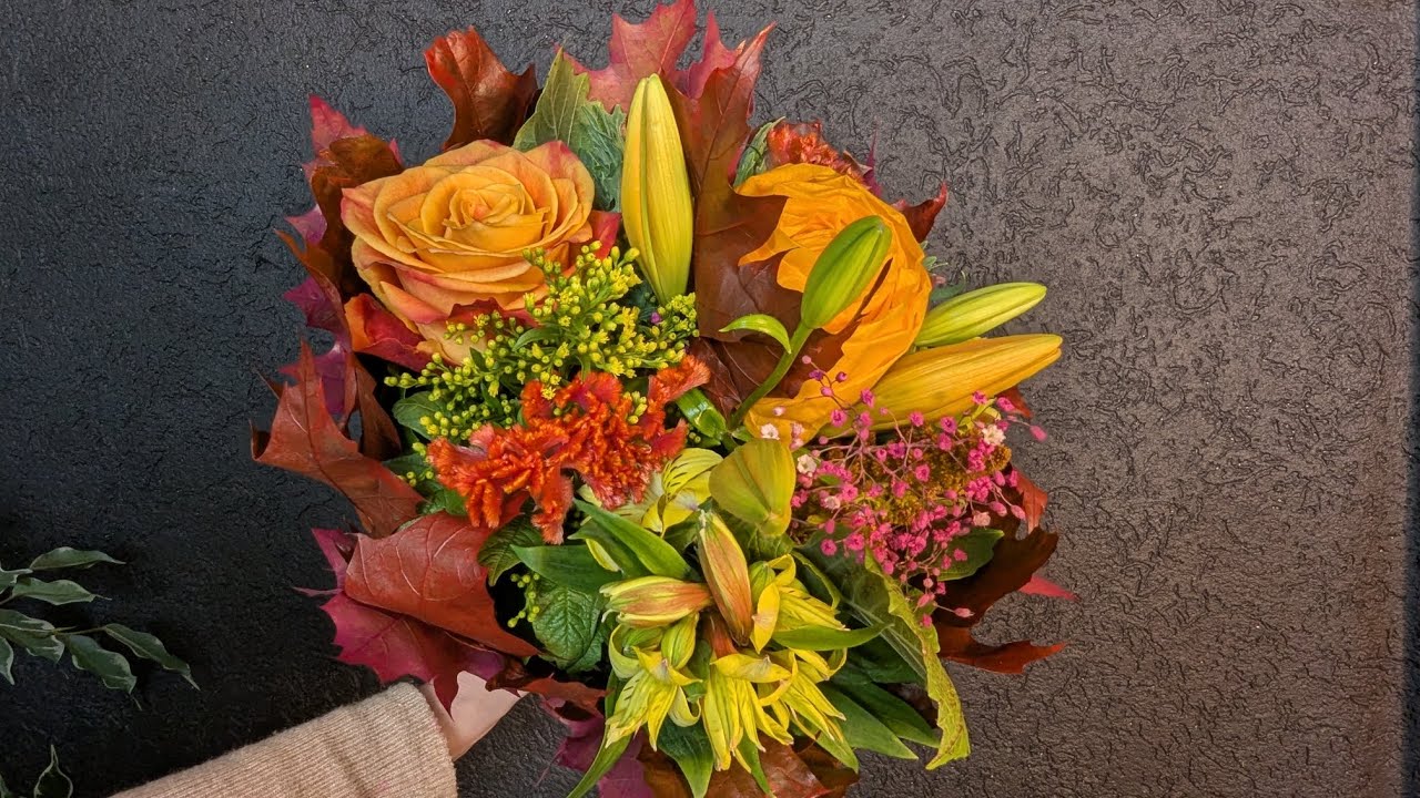 L'atelier d'art floral octobre 2024 Le bouquet Automnale
