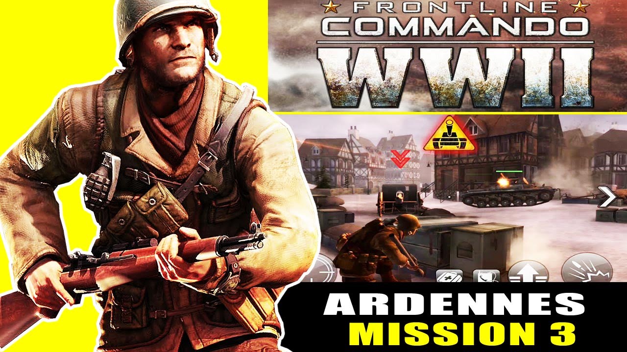 Frontline Commando WW2 Shooter - Ardennes Campaign Mission 3 (ios ...