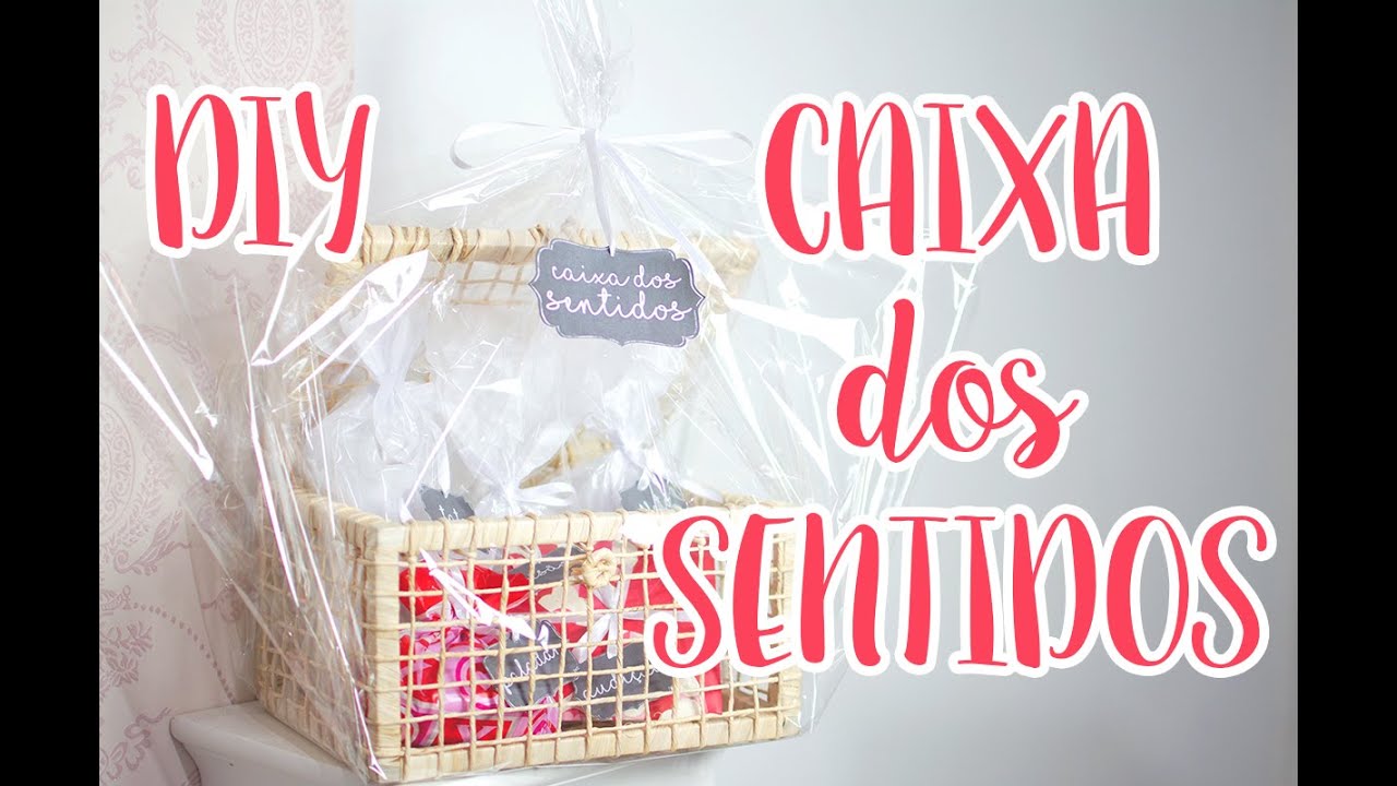 DIY - Caixa dos Sentidos (Dia dos Namorados)