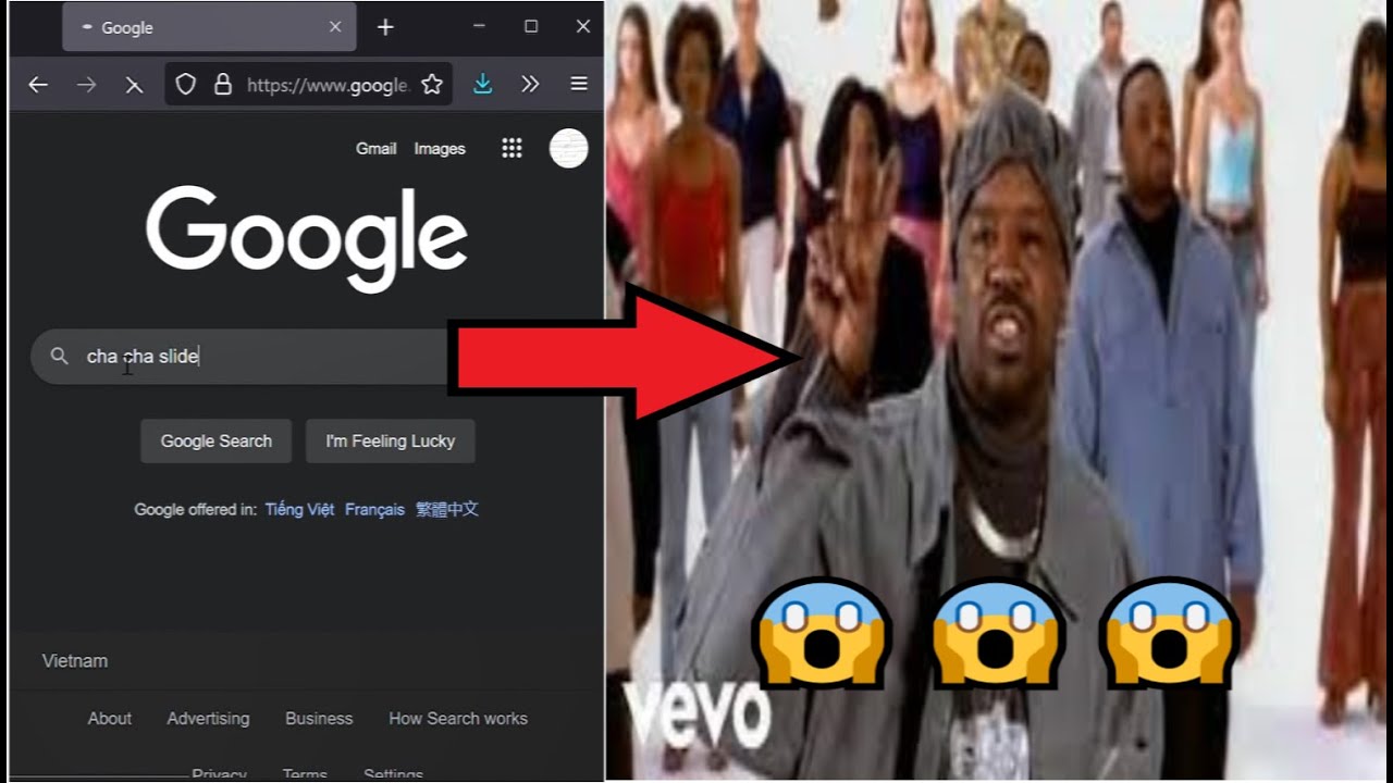 Search Cha Cha slide on Google and THIS happens... 