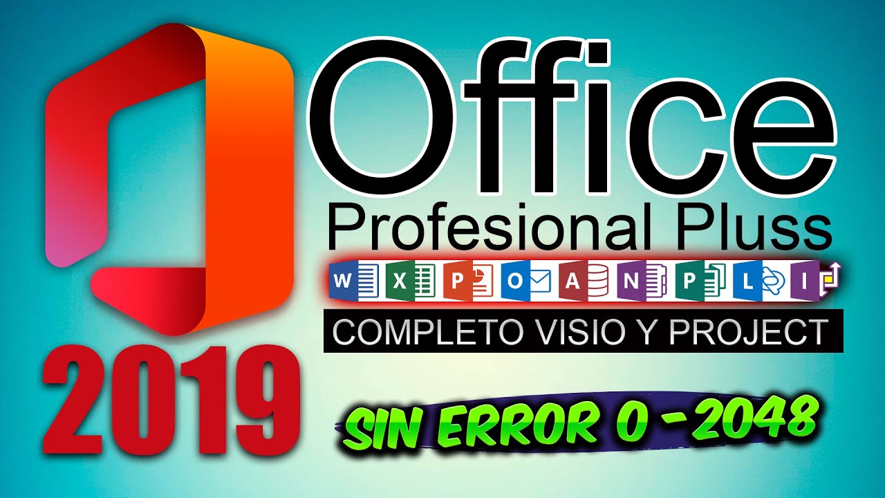 INSTALL OFFICE 2019 PROFESSIONAL PLUS COMPLETE IN 2024 WITHOUT