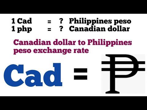 Canadian Dollar To Philippines Peso Exchange Rate | Cad To Php | Canadian Dollar To Philippines Peso