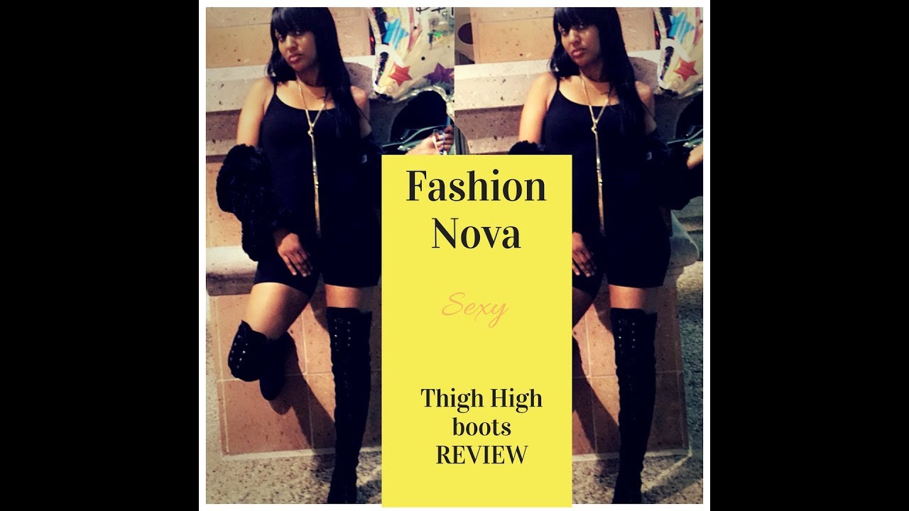 fashion nova pretty in thigh high boots