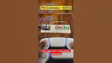 Connect PS5 Controller with esp32 #shorts #ps5 #hashincludeelectronics