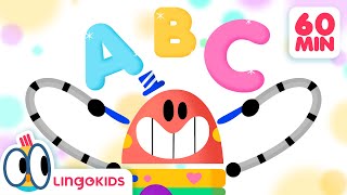 Baby Bot's ABC SONG  + More Songs for Kids | Lingokids