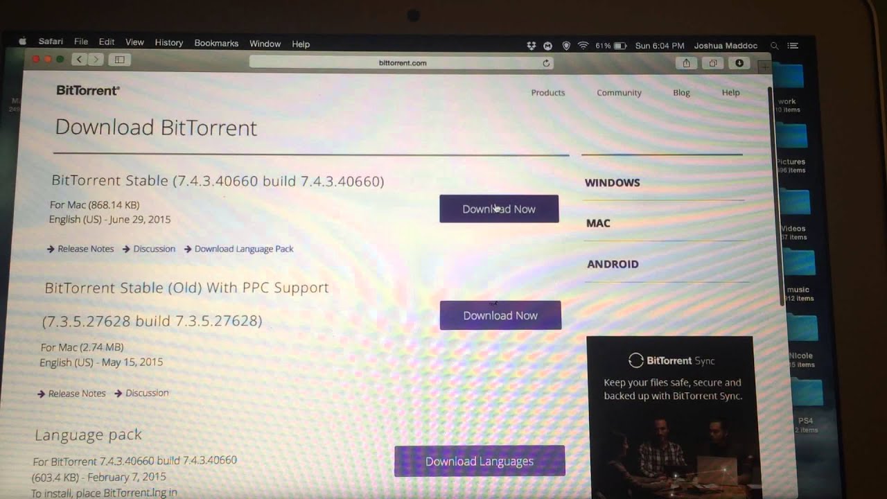 bittorrent for mac big sur
