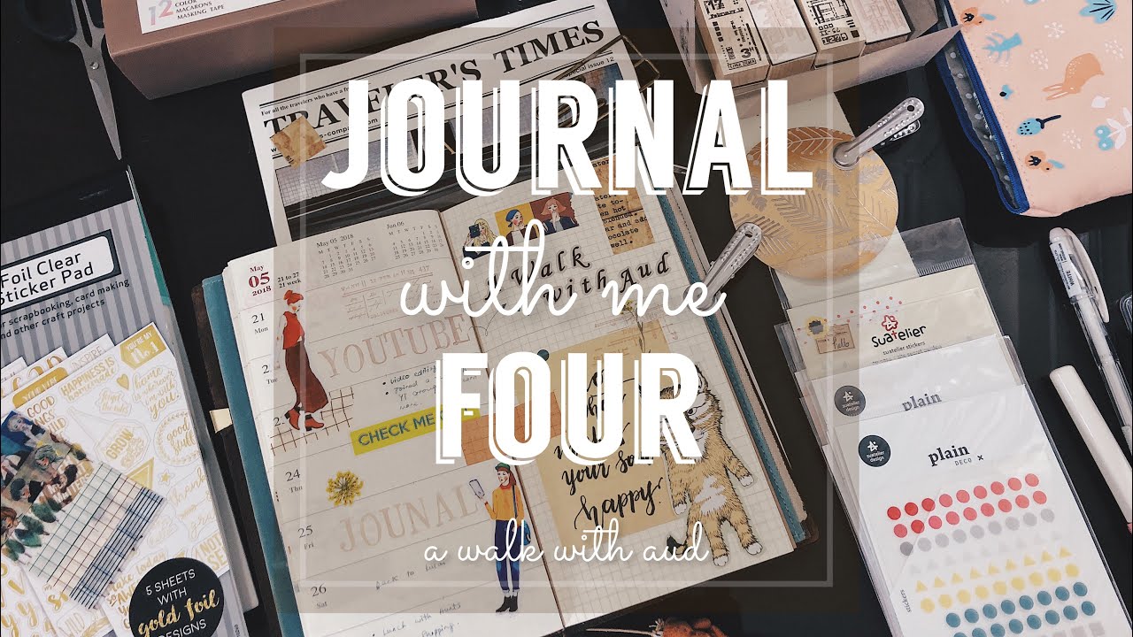 Travelers notebook | JOURNAL WITH ME #4 | A Walk With Aud