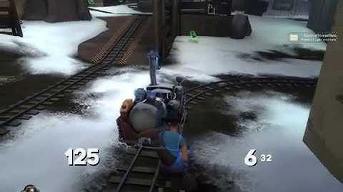 TF2: Capture all points in the setup time using the cart on the map cp_snowycoast + pharming points
