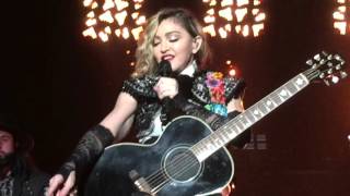 Madonna speech, who's that girl, Spanish lesson, January 28, 2016 Puerto Rico