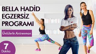 ÜNLÜLERLE ANTRENMAN: Bella Hadid Nasıl Formda Kalıyor?