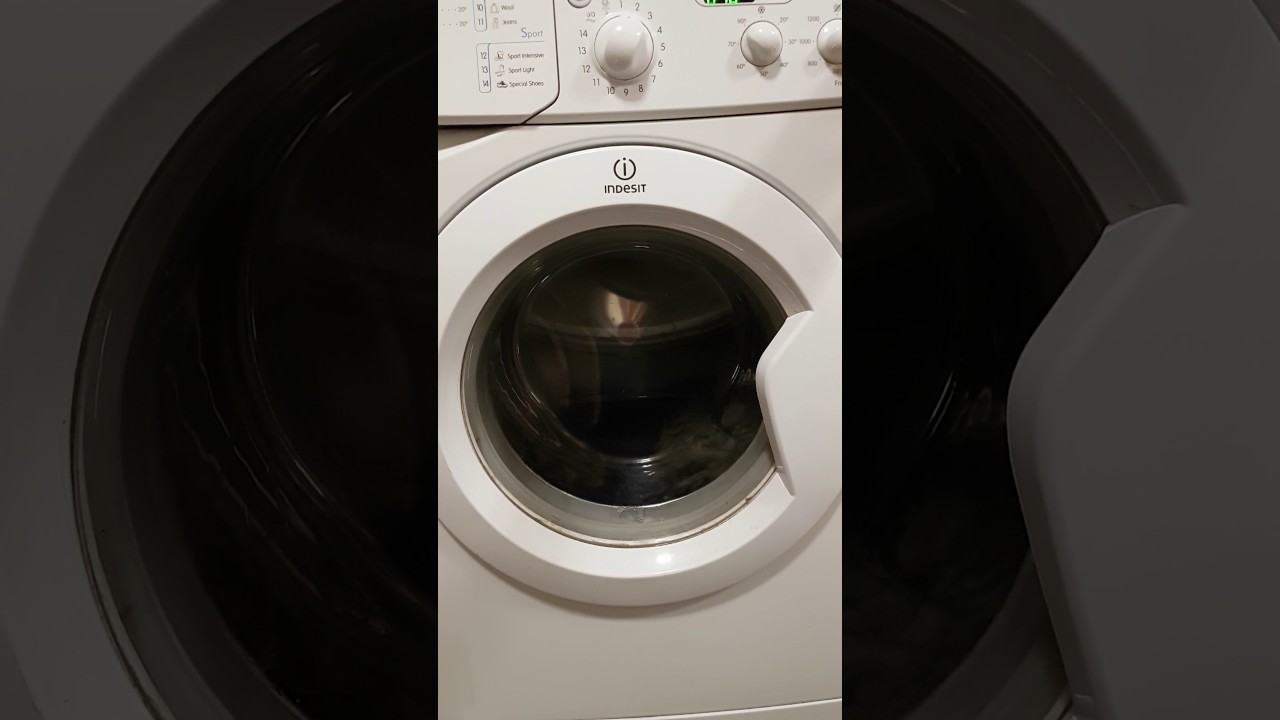 Indesit wool rinse making sure everything gets wet YouTube