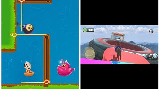 Pull The Pin-Save Daddy Game,CowBoy Ramp Rush 3D Game Play screenshot 2