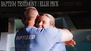 Ellie Peck Baptism