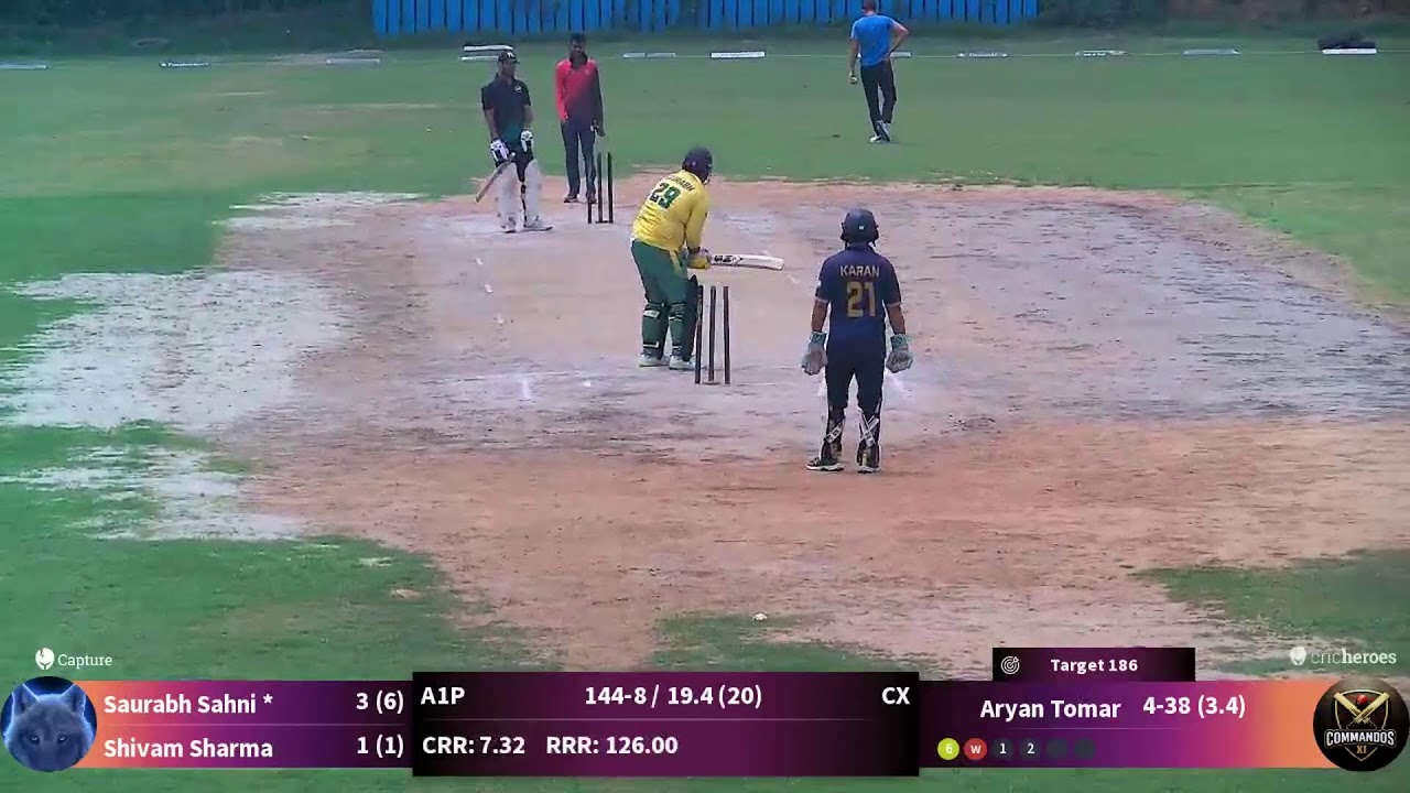 Commandos XI vs Alpha 11 Pro live cricket match | 01-Aug-26 07:45 AM 20 live - SGA CORPORATE CRICKET