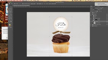 Photoshop Tutorial - Cupcake & Lace Mockup