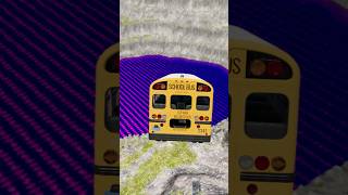 School Bus Vs Giant Lava Pit - Beamng.drive