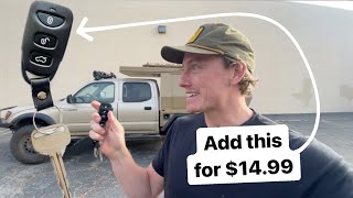 How install Keyless entry on 2001-2004 tacoma for only $14 in 10 minutes!