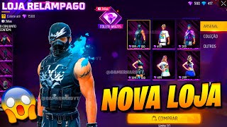 Nova Loja Dimas Temporários Dimas Roxo Skins Jujutsu Kaisen, Evento Misterio, Novidades Free Fire