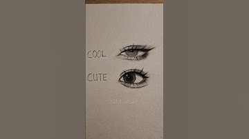 Eyes tutorial ✨️ #drawing #tutorial #howtodraw #eyes #shorts