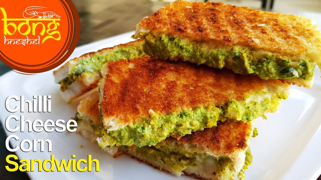 Chilli cheese corn toast