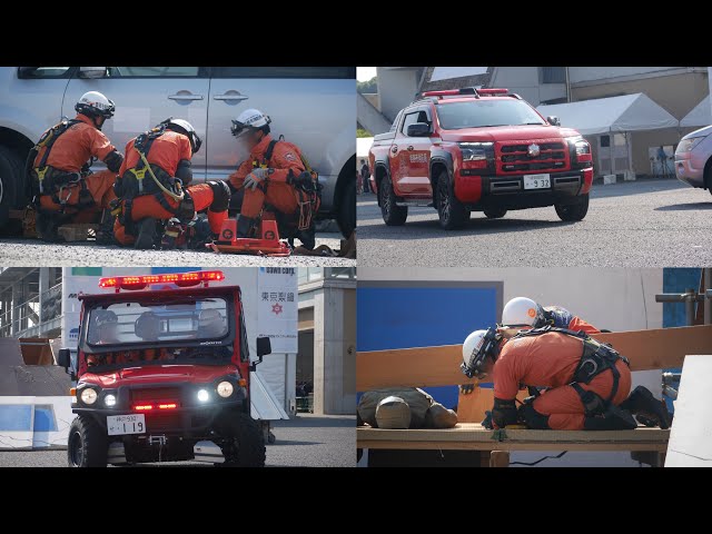 Red Ladybug emergency run by Japan's first current Triton fire