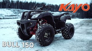 Детский КВАДРОЦИКЛ KAYO Bull 150. Они существуют!