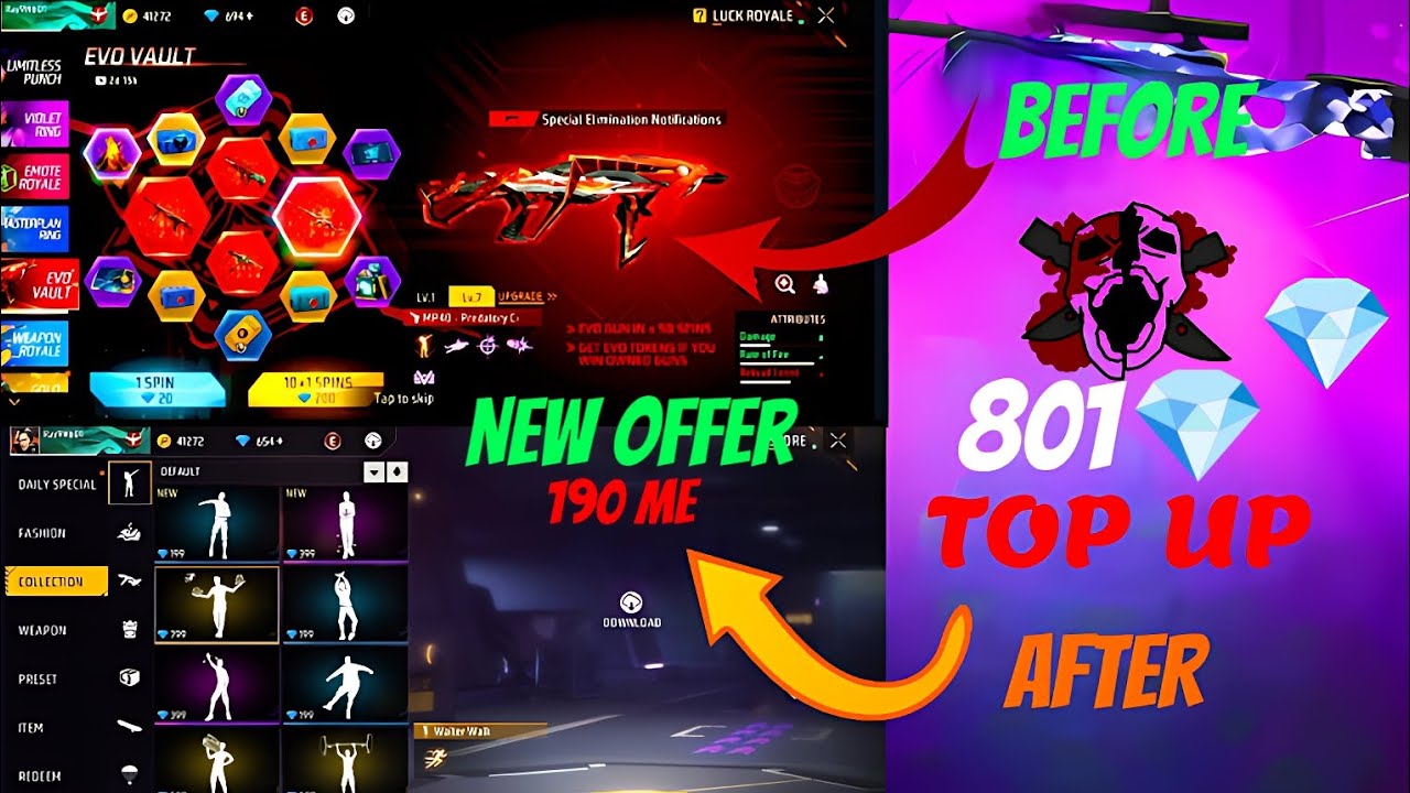 😲 FREE 801 DAIMAND ON FREE FIRE 🔥 MAX SPEEN 190 RUPEES - YouTube