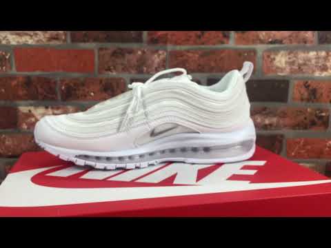 Nike Air Max 97 Triple White Unboxing Detail Review 921826 101