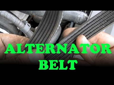 Alternator / Power Steering Belt Replacement: Toyota Lexus V6