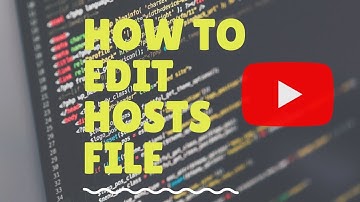 How Edit Host file Windows 10 Using Notepad