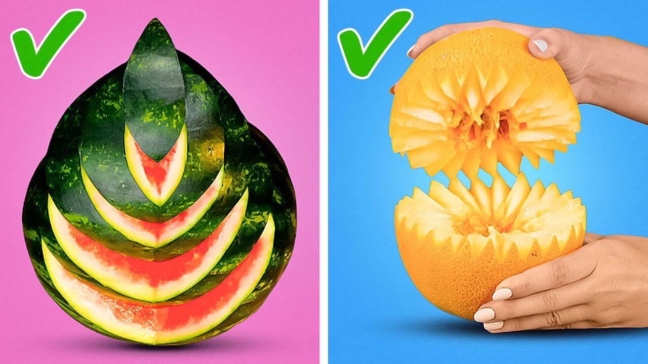Amazing Hacks to Cut Fruits and Veggies