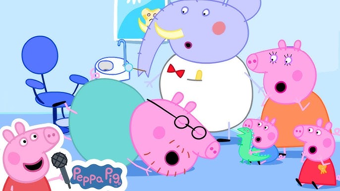 Boo Boo Song with Peppa Pig  Family Kids Cartoon 