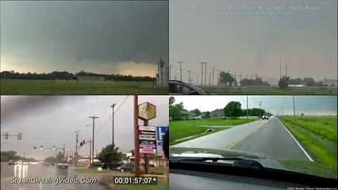 Moore Oklahoma EF5 Tornado ( Synced View ) 2013 may 20 (V0.9) Full life cycle