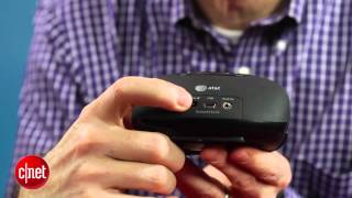 AT Hot Joe Portable Bluetooth Speaker, Blue AT&T Loudspeak'r Hands Free Bluetooth Stereo Speaker