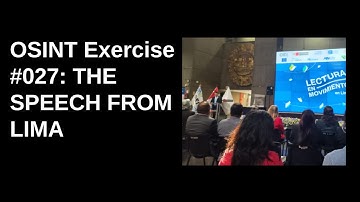 OSINT Exercise #027 Walkthrough