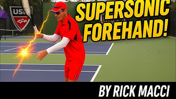Add supersonic power to your forehand! Try this! - Rick Macci